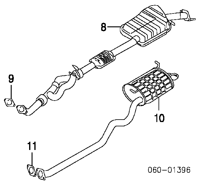 Вихлопна труба Hyundai/Kia 2870026201 ціна, від 75.53 USD