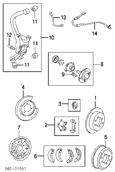 5272038801 Hyundai/Kia Цапфа поворотна права