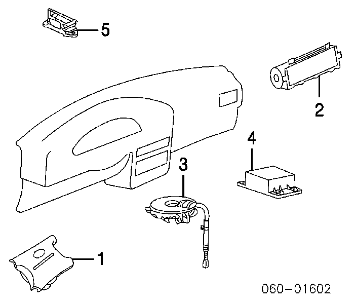 Подушка безпеки, водійська, AIRBAG Hyundai Sonata (EU4) (Хендай Соната)