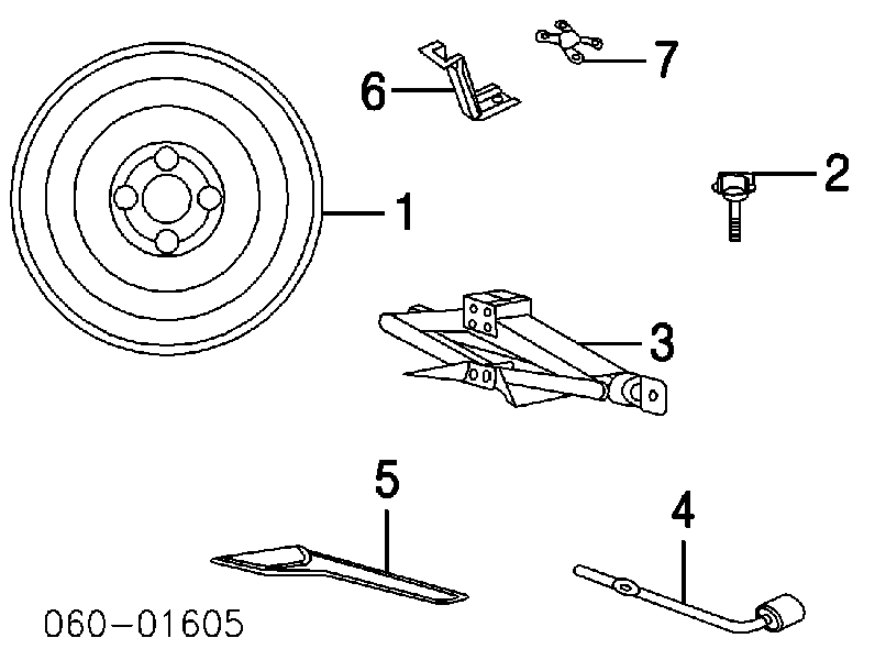 Кріплення запаски Hyundai/Kia 6285028510 ціна, від 3.79 USD
