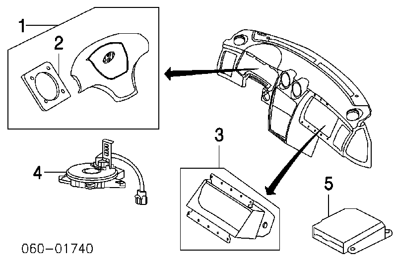 569002C501LK Hyundai/Kia Подушка безпеки, водійська, AIRBAG