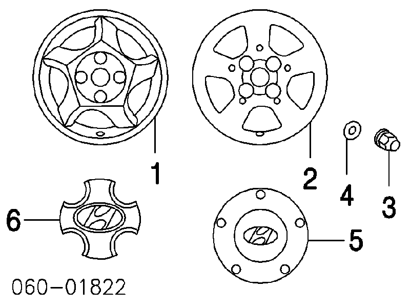 5296025200 Hyundai/Kia Ковпаки на колеса