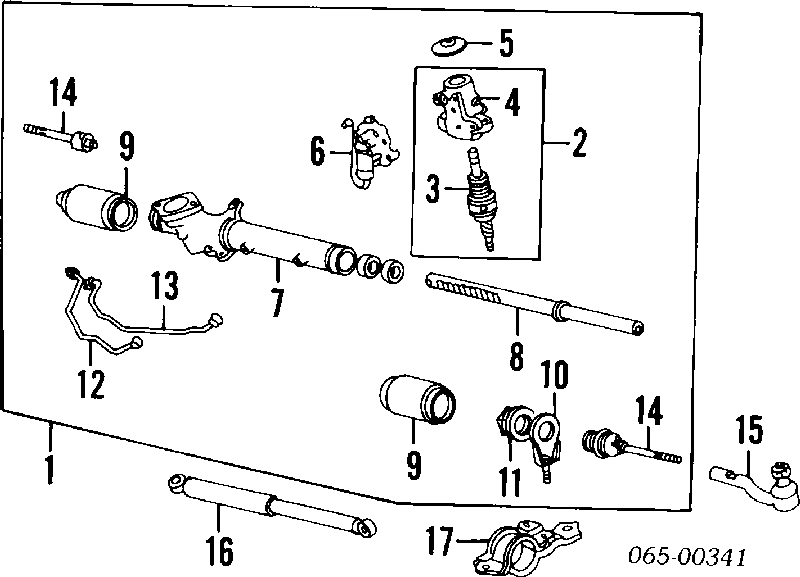 4547039145 Toyota накінечник рульової тяги, зовнішній