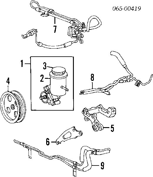 4432030430 Toyota Насос гідропідсилювача