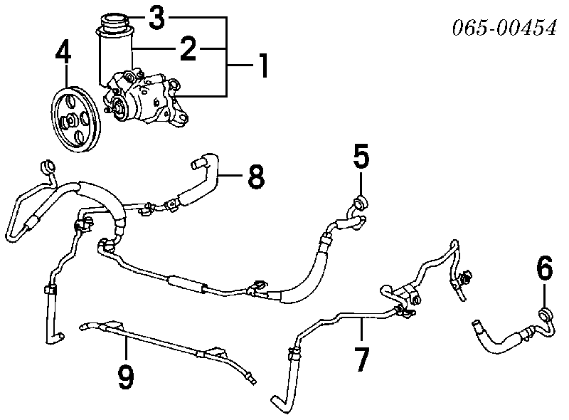 Насос гідропідсилювача керма (ГПК) 4432050030 Toyota