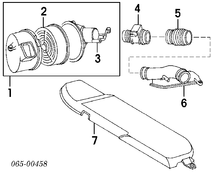 178015001083 Toyota Повітряний фільтр двигуна