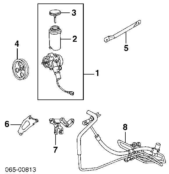 Насос ГПК Toyota 4432030580 ціна, від 158.37 USD