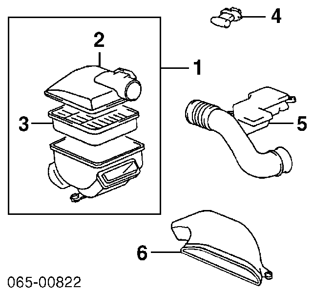 Повітряний фільтр 1780150030 Toyota