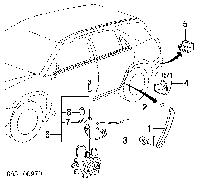 Антена 863000W030 Toyota