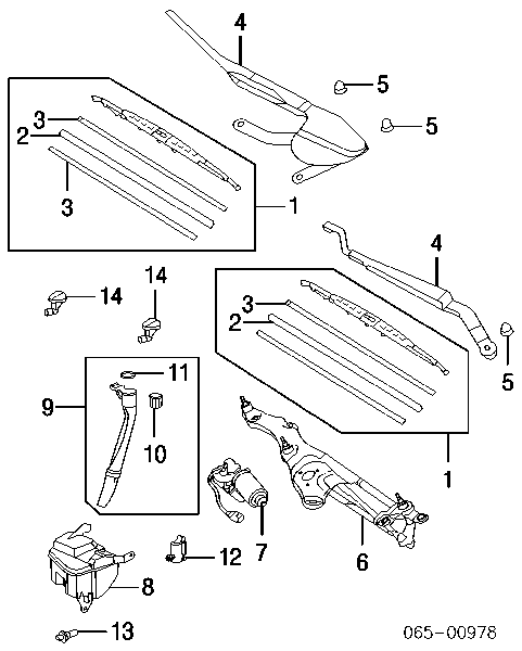 Бачок омивача лобового скла Toyota 8531548020 ціна, від 36.64 USD