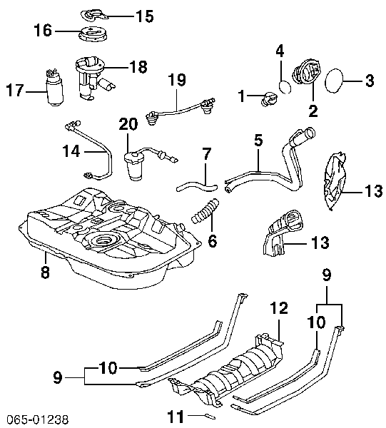 Кріплення бампера Toyota 7702433010 ціна, від 78.04 USD