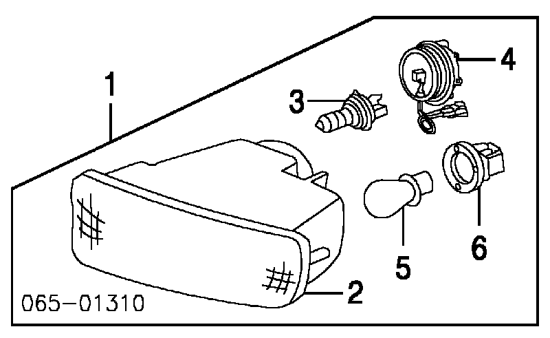 Цоколь (патрон) лампочки покажчика поворотів Lexus LX 470 (UZJ100) (Лексус LX)