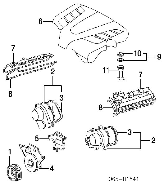 Шків колінвала (демпфер ) Toyota 1340750020 ціна, від 563.77 USD