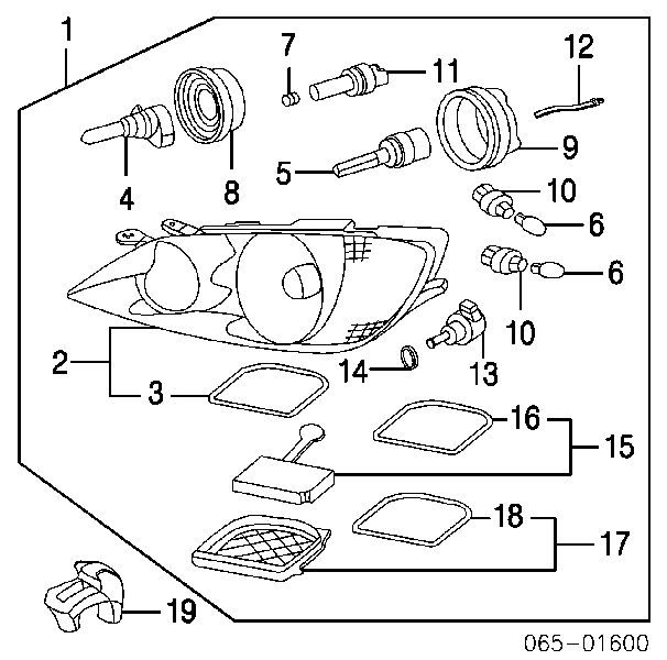 Блок розпалювання, ксенон 8110753040 Toyota