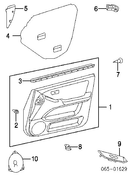 8616048040 Toyota Динамік передній