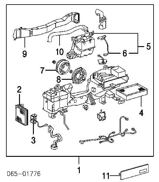 Фільтр салону 8850830110 Toyota