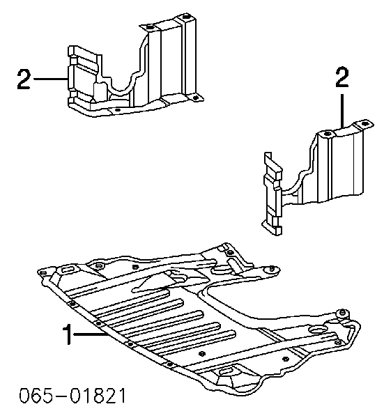 5144130250 Toyota Захист піддона двигуна