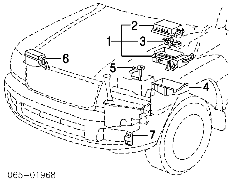 8262060030 Toyota Реле запобіжників