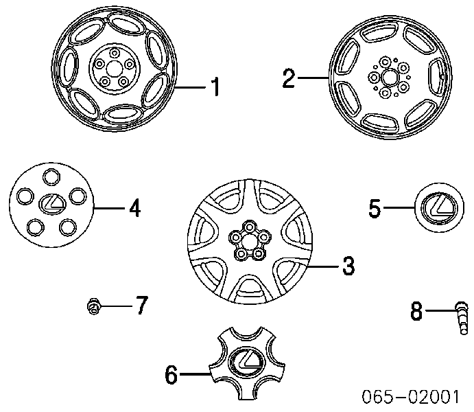 Ковпаки на диски Toyota 4260350170 ціна, від 58.78 USD