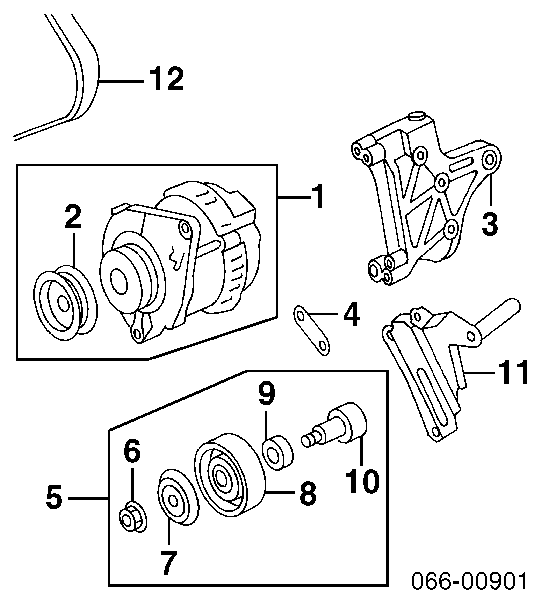 Генератор 231000W403R Nissan