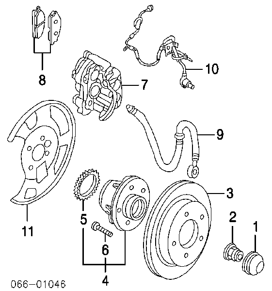 Маточина колеса передня Nissan/Infiniti 40200AR000 ціна, від 64.41 USD