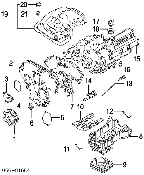 Кришка двигуна декоративна Nissan/Infiniti 14041AM600 ціна, від 43.07 USD