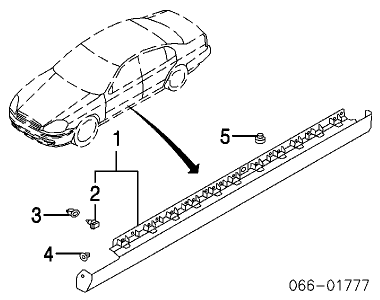  76848AS500 Nissan