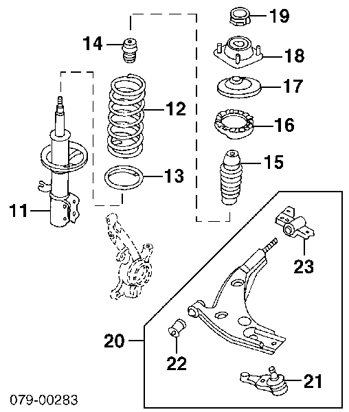 ADG08629 Blue Print Кульові на авто