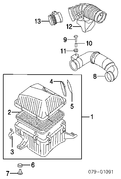 фільтр повітряний YUMA059 Фільтр повітряний YUIL FILTER YUMA059
