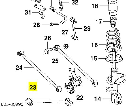 4878048010 Toyota Тяга поздовжня задньої підвіски