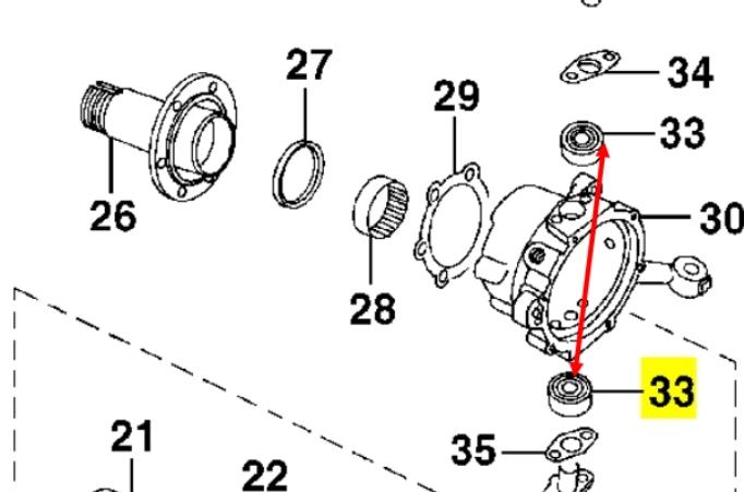 Купити 606666 Land Rover Підшипник цапфи передньої