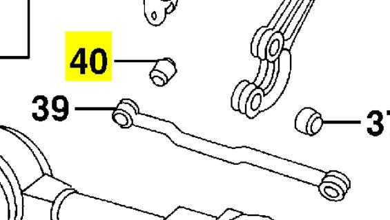 Купити ANR3410 Land Rover Сайлентблок тяги торсиона