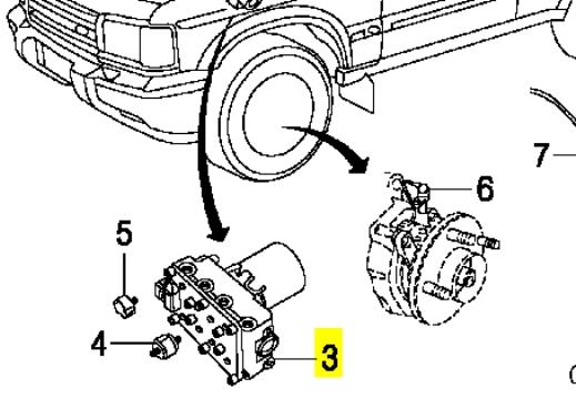 Блок керування АБС (ABS) SRB101201 Land Rover