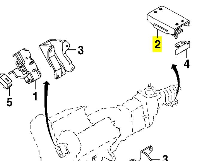Opel подушка трансмісії (опора коробки передач)
