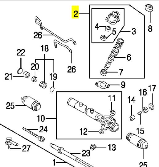 4421006110 Toyota Розподільник рульового управління