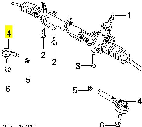Купити 5066373AA Chrysler Рульовий наконечник
