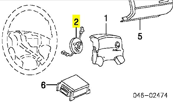Кільце подушки безпеки VAG 1H0959653E