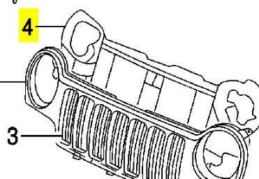 55155800AF Chrysler супорт радіатора в зборі/монтажна панель кріплення фар