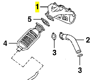 Колектор випускний 4781086AA Chrysler