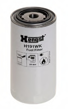 Паливний фільтр H191WK Hengst