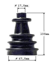 Пильник ШРУСа зовнішній 21650 GKN-Spidan