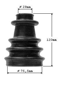 Пильник ШРКШ зовнішній GKN-Spidan 23007