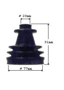 Пильник ШРУСа зовнішній 23112 GKN-Spidan
