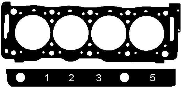 147031 Elring прокладка головки блока циліндрів (гбц)