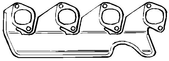 Купити 11621723875 BMW Прокладка колектора