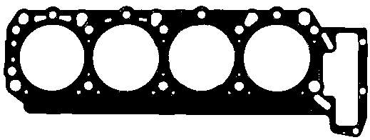 425040 Elring прокладка головки блока циліндрів (гбц, права)