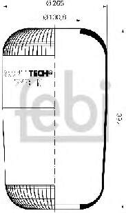 Пневмоподушка/Пневморессора моста 5002030006P Magnum Technology