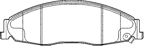 PD922 Wagner колодки гальмові задні, дискові