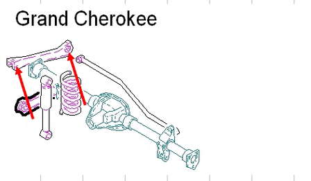 Купити 52087709 Chrysler Сайлентблок заднього верхнього важеля