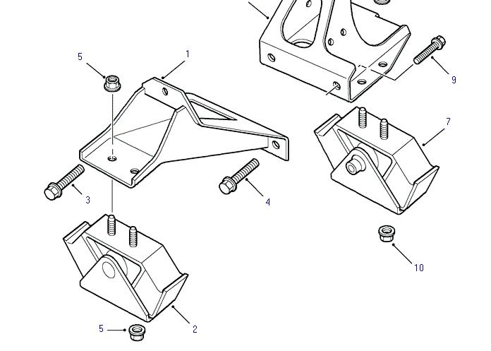 Подушка (опора) двигуна лів./прав. Land Rover ANR2620 ціна, від 38.00 USD